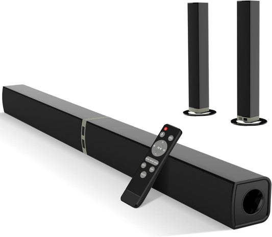 Barras de sonido para TV Bluetooth 5.0 Barra de sonido 50W Split Soundbars con