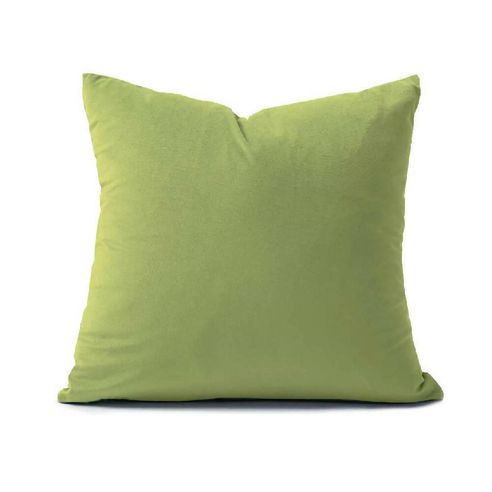 Funda Para Cojin Decorativo Cuadrado En Tela Verde Pistacho - VIRTUAL MUEBLES