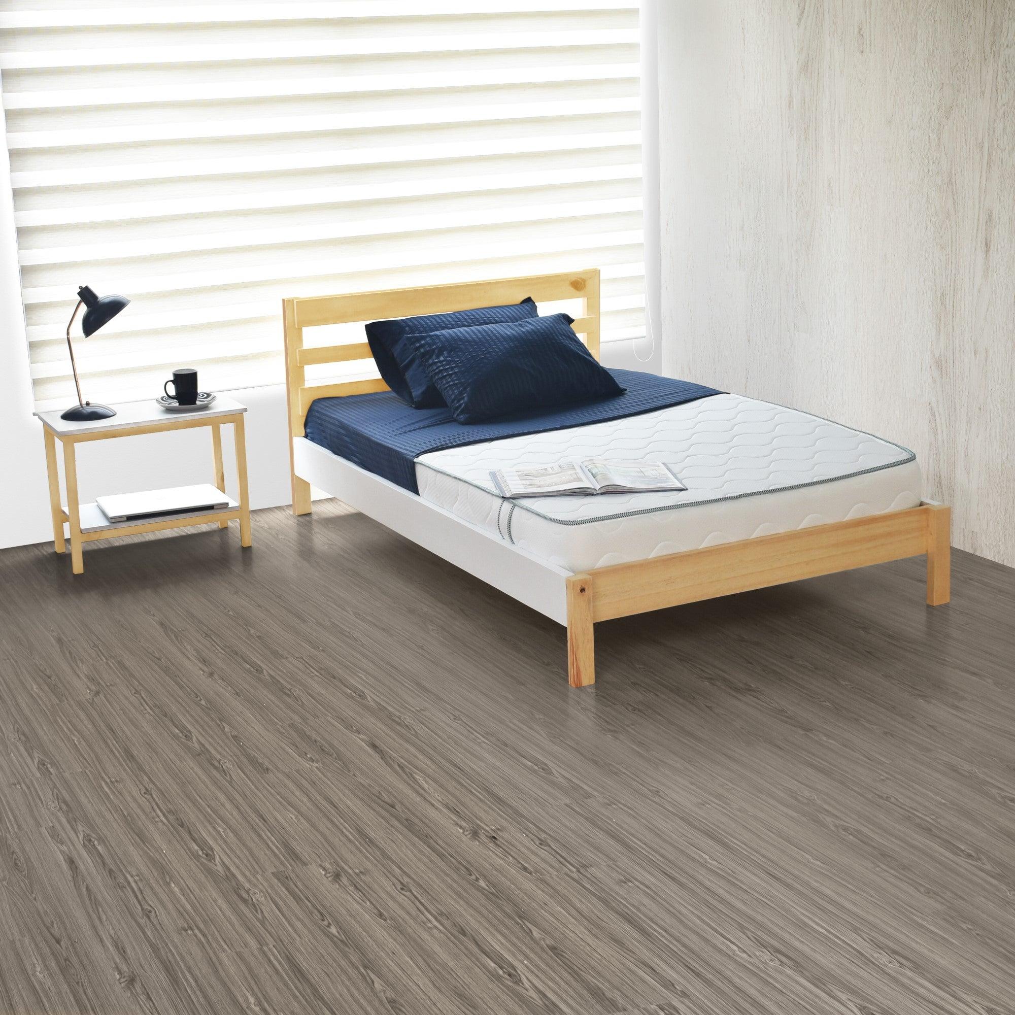 Colchon Cincinnati Semidoble 120 x 190 - Blanco - VIRTUAL MUEBLES
