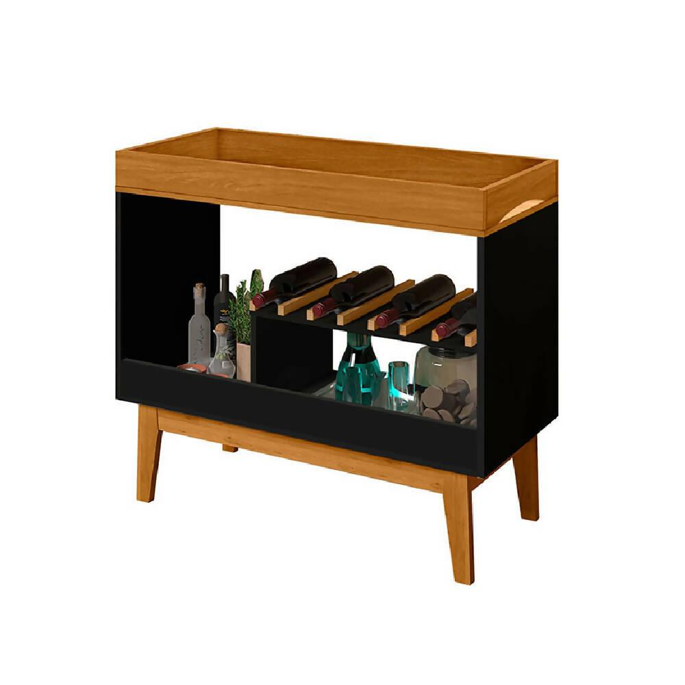 Bar Bora Negro Natural - VIRTUAL MUEBLES