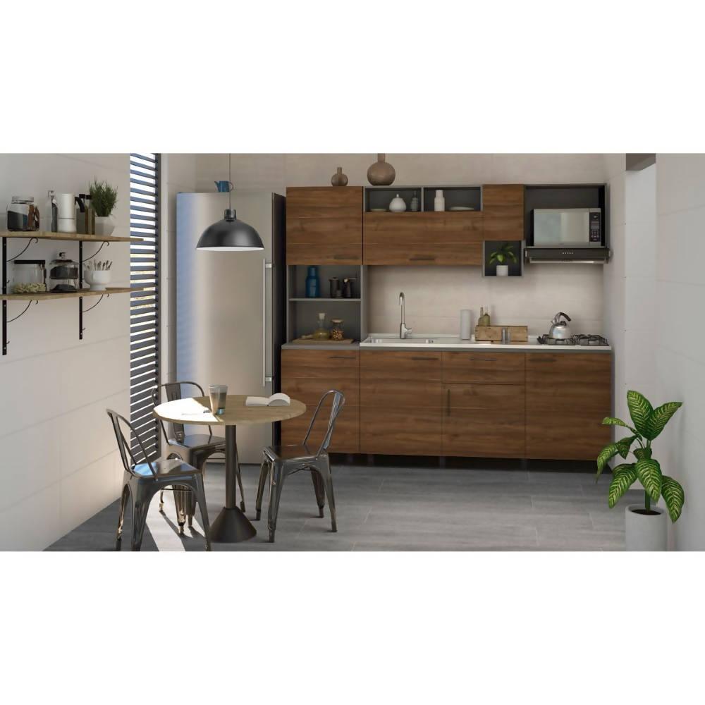 Cocina Corona Praga 1.80 Izquierda - VIRTUAL MUEBLES