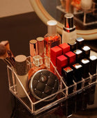 Organizador de maquillaje acrílico para tocador, mostrador de baño o aparador, - VIRTUAL MUEBLES