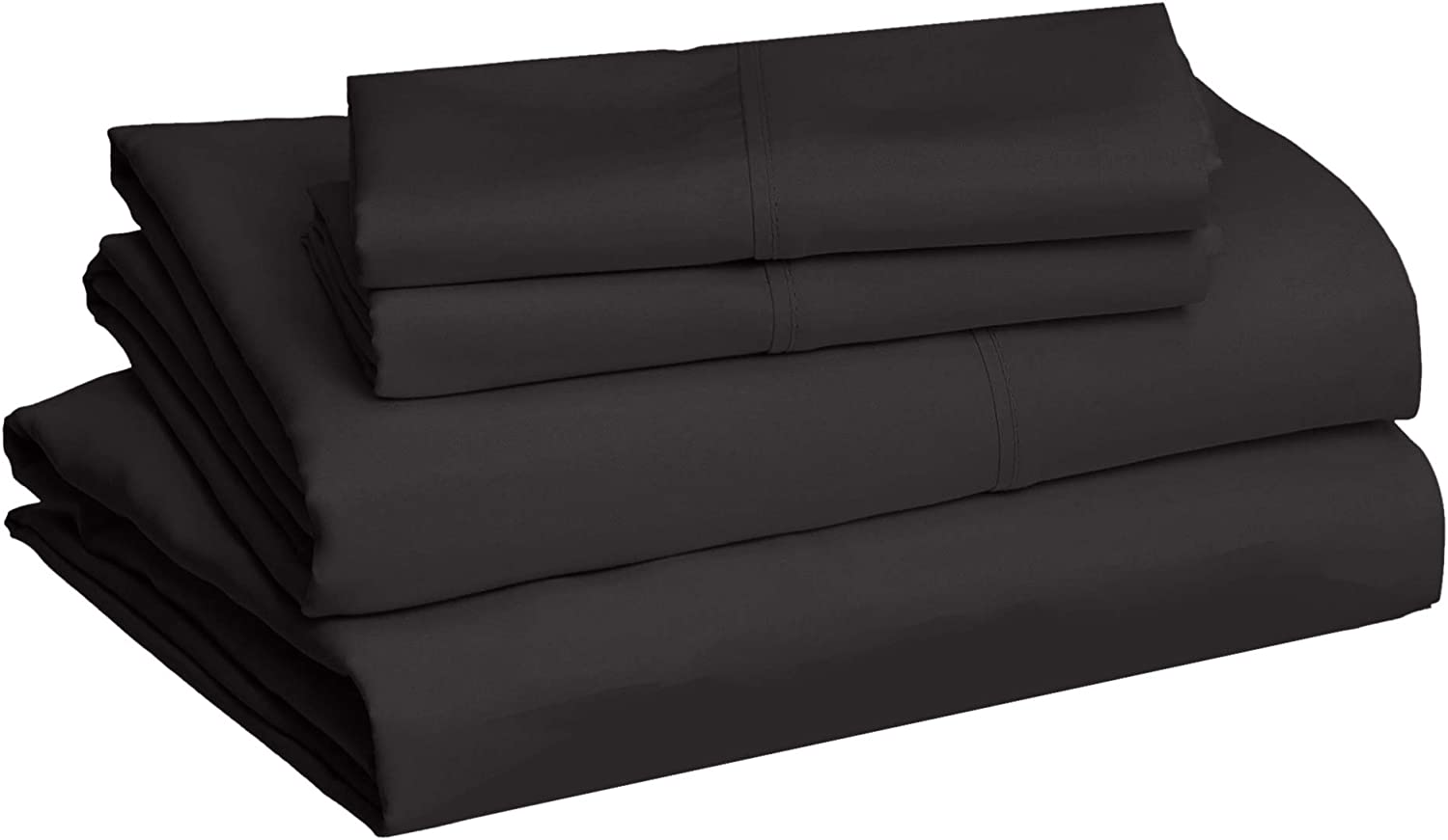 Tienda Basics Juego de sábanas de microfibra ligeras súper suaves de fácil