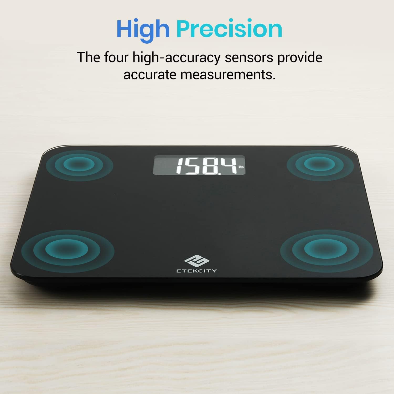  NUTRI FIT Báscula digital de baño de peso corporal IMC, escala  de medición de peso precisa, pantalla de retroiluminación grande y  tecnología Step-On, 400 libras : Salud y Hogar