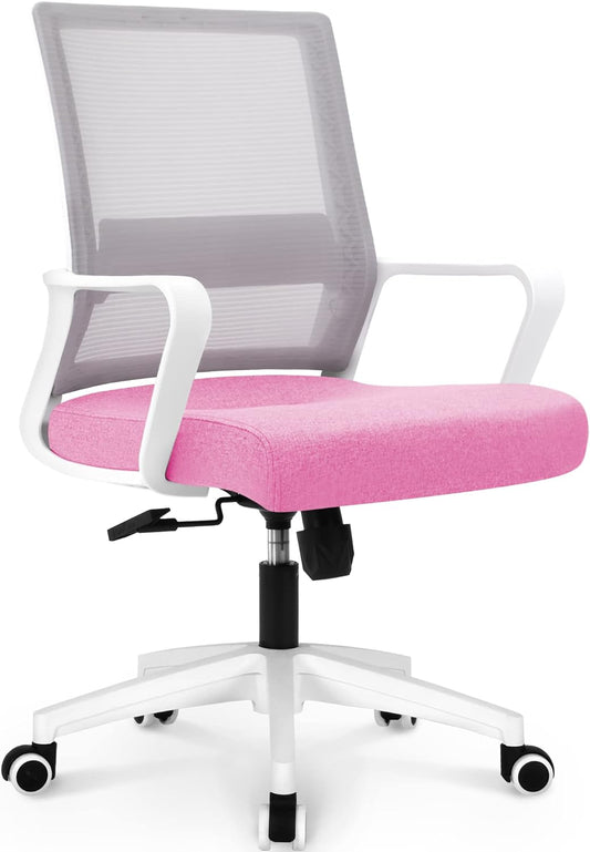 Silla de oficina ergonómica de escritorio, silla de computadora de malla con