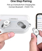 Auriculares inalámbricos T10 Bluetooth 5.3 con estuche de carga inalámbrica