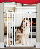 Puerta para mascotas extralta de Carlson, con puerta pequeña para mascota,