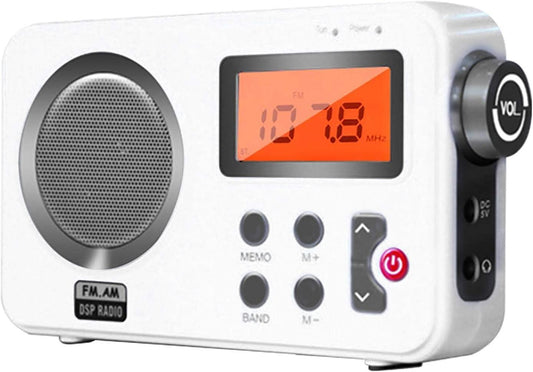 Radio Altavoz de radio de ducha radio AMFM con pantalla LCD radio estéreo - VIRTUAL MUEBLES