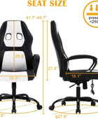 Silla ergonómica para juegos de PC, silla de computadora de respaldo alto,
