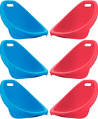 Rockers de pala para niños pequeños (paquete de 6, azul y rojo), fabricados en
