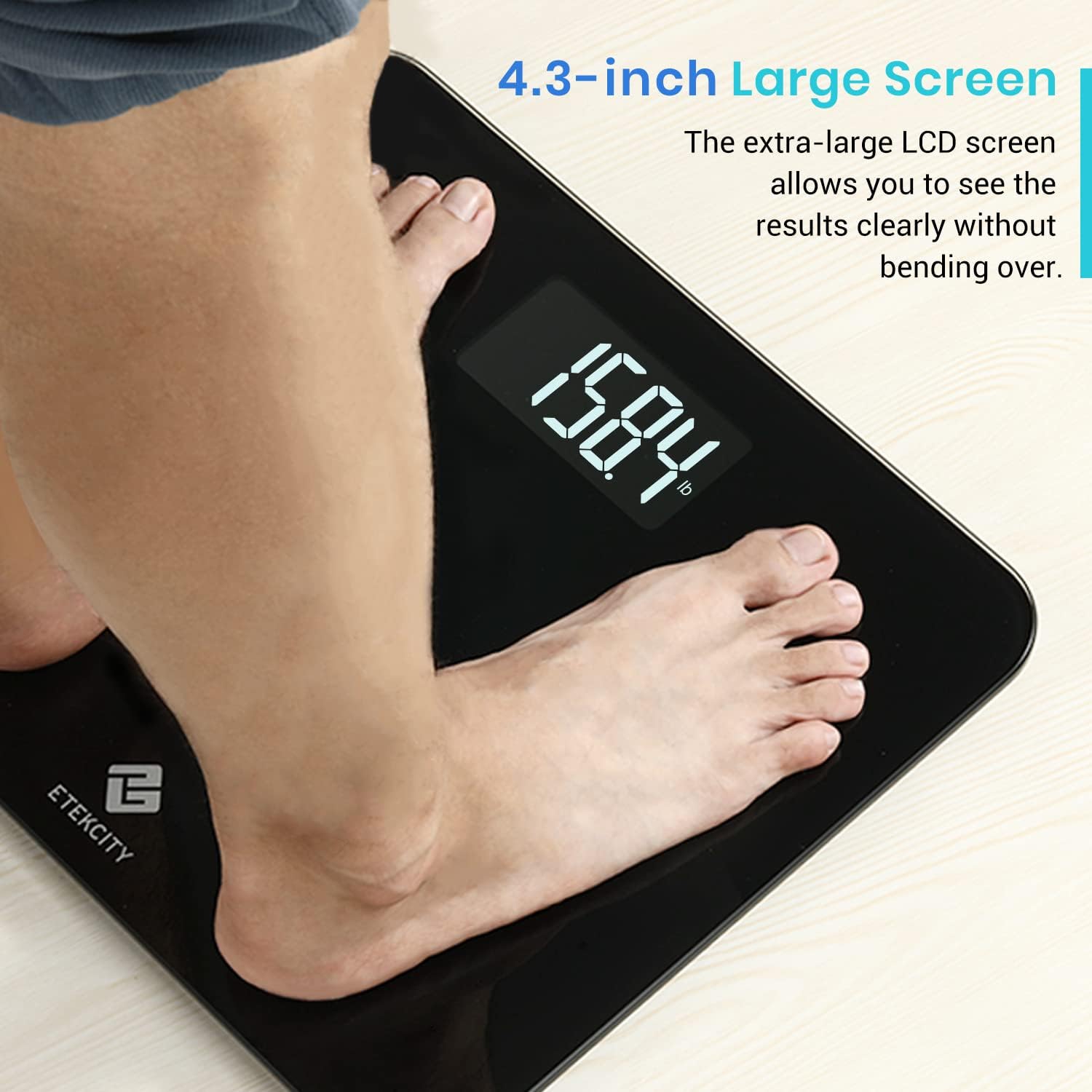 Báscula digital de baño para peso corporal para personas, plataforma e -  VIRTUAL MUEBLES