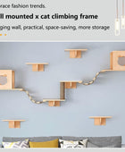 RICHEST Estantes de pared para gatos muebles de pared para gatos estantes para