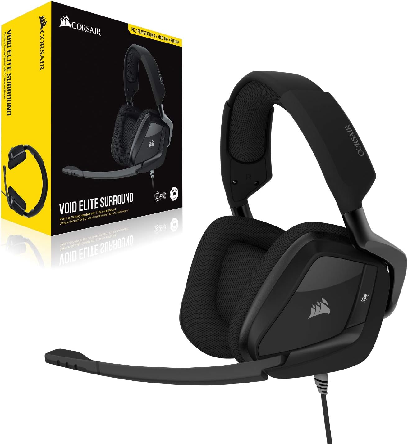 Corsair VOID Elite Surround Premium Auriculares para juegos con sonido -  VIRTUAL MUEBLES