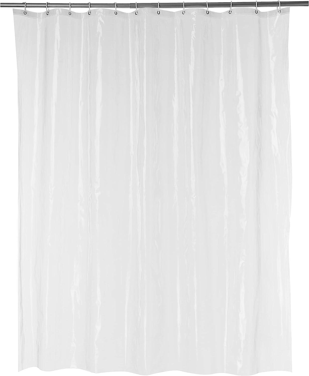 Tamaño estrecho forro fino de plástico transparente PEVA para cortina -  VIRTUAL MUEBLES