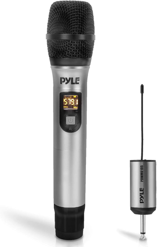 Sistema de micrófono inalámbrico UHF portátil Juego de transmisor de micrófono