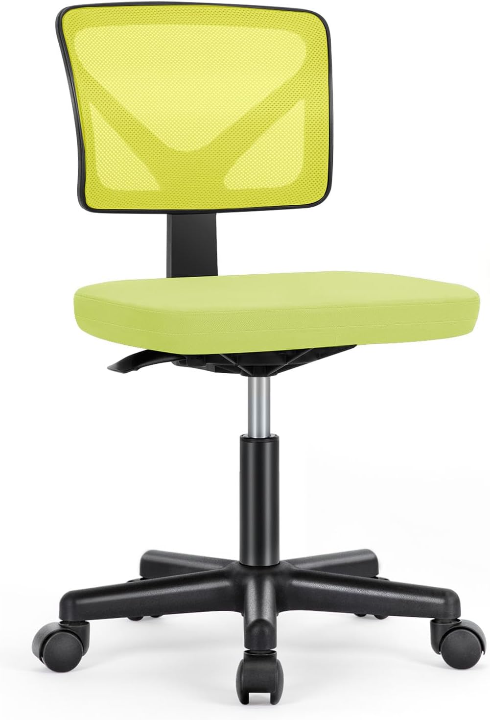 Sillas de oficina en casa, silla de escritorio pequeña, sillas de  computadora sin brazos con ruedas, silla de oficina para niños, taburete de
