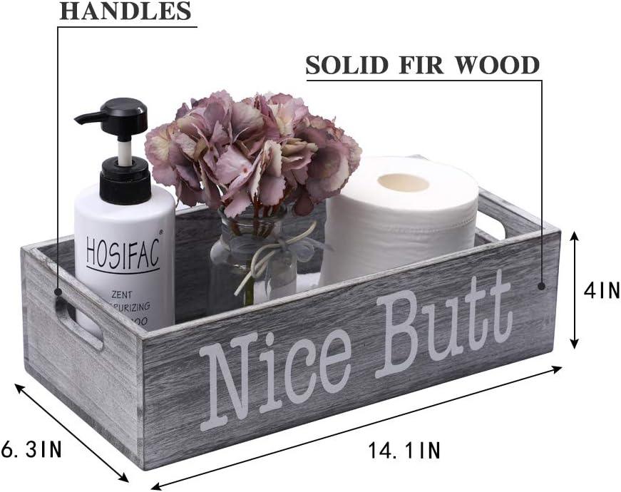 HOSROOME Nice Butt Caja decorativa de papel higiénico para baño, dector, - VIRTUAL MUEBLES