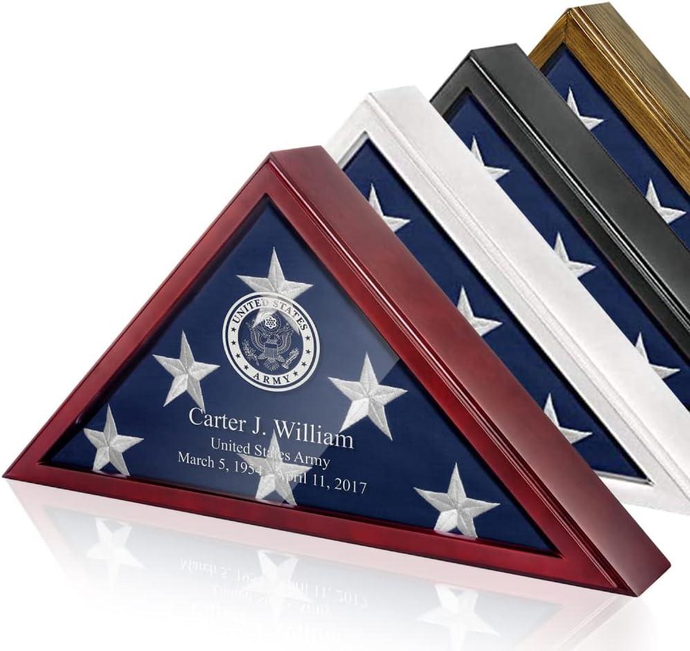 Caja de bandera personalizada para bandera de veterano