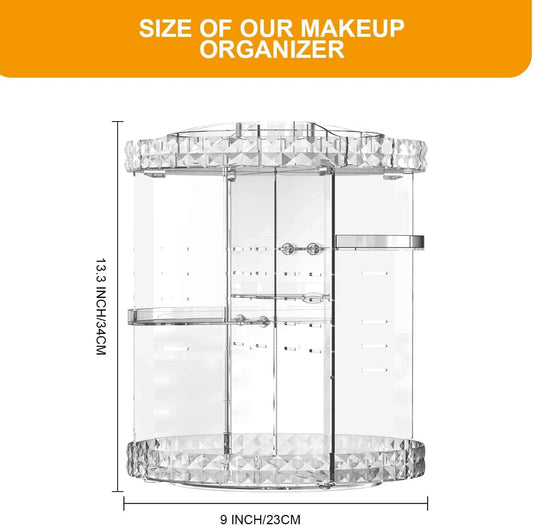 Organizador de maquillaje giratorio de 360 grados 7 capas ajustables - VIRTUAL MUEBLES