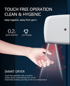 JETWELL Secador de manos automático comercial de alta velocidad, secador de - VIRTUAL MUEBLES