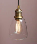 Yosoan Lámpara colgante industrial vintage, lámpara colgante de 1 luz