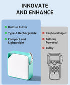 Label Makers D1600 Máquina etiquetadora, impresora portátil de etiquetas