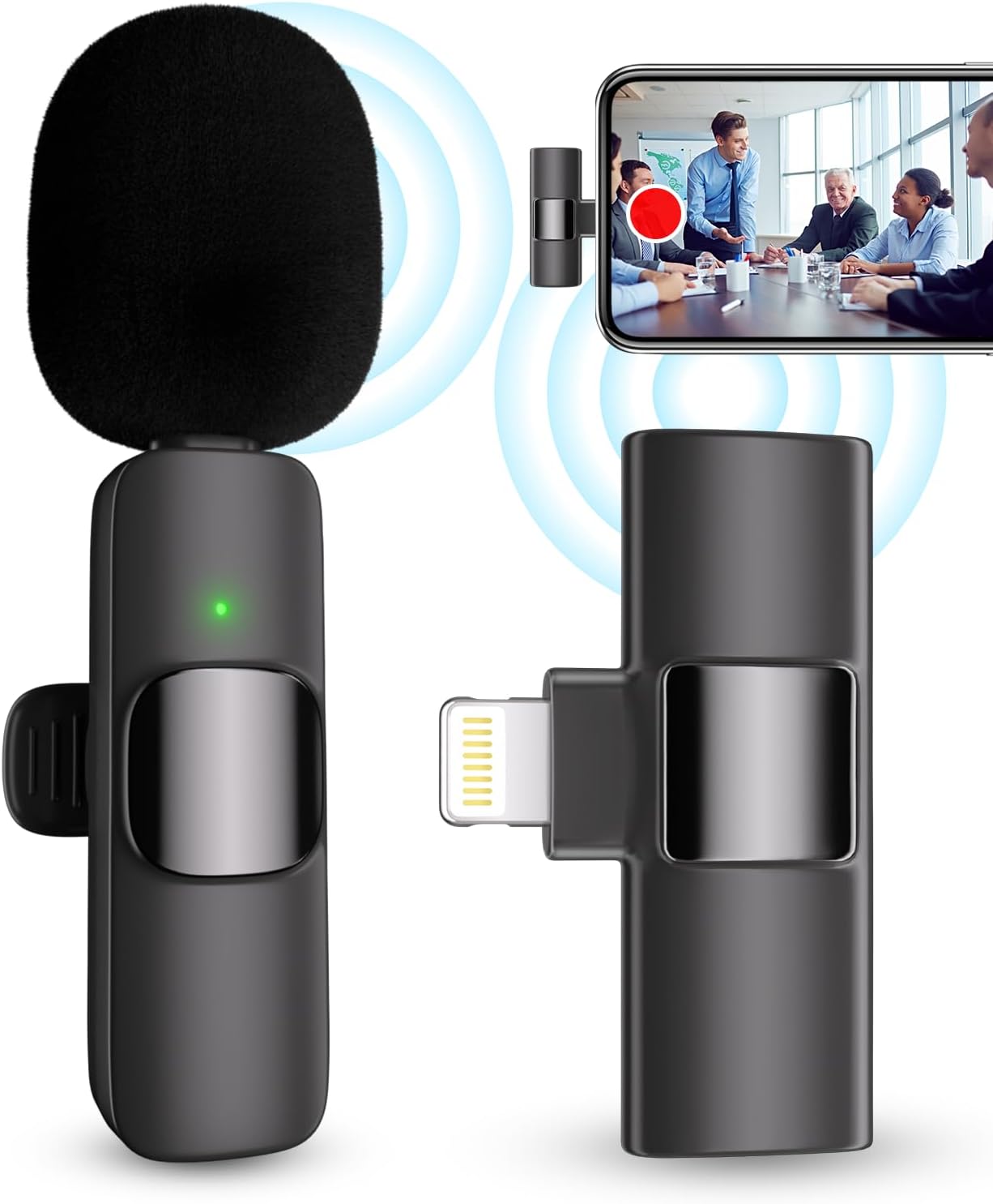 Micrófono inalámbrico para iPhone iPad, micrófono profesional inalámbr -  VIRTUAL MUEBLES