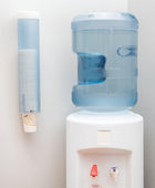 Despachador de vasos de agua esmerilado, regulable, con soporte para pared, - VIRTUAL MUEBLES