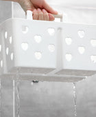 Anyoifax Organizador portátil de limpieza para ducha, cesta de plástico con - VIRTUAL MUEBLES