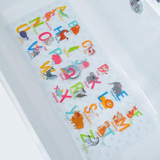 Alfombrilla de baño antideslizante para bebés y niños con caricaturas para usar - VIRTUAL MUEBLES