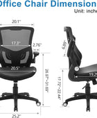 Silla de oficina ergonómica, silla de escritorio Altura ajustable, piel