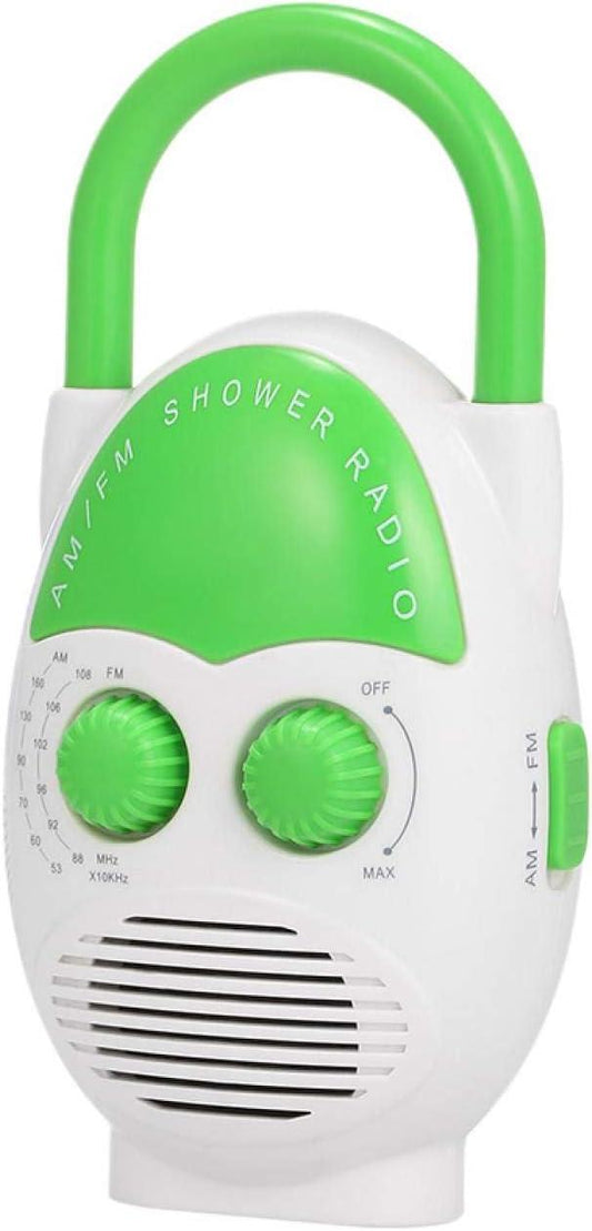 Radio de ducha impermeable, radio de baño AMFM con asa superior, mini radio de - VIRTUAL MUEBLES