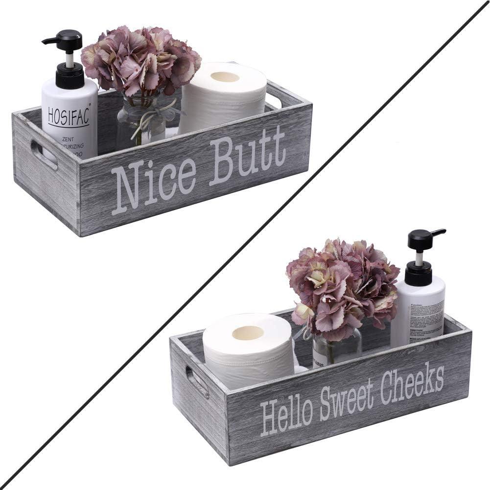 HOSROOME Nice Butt Caja decorativa de papel higiénico para baño, dector, - VIRTUAL MUEBLES