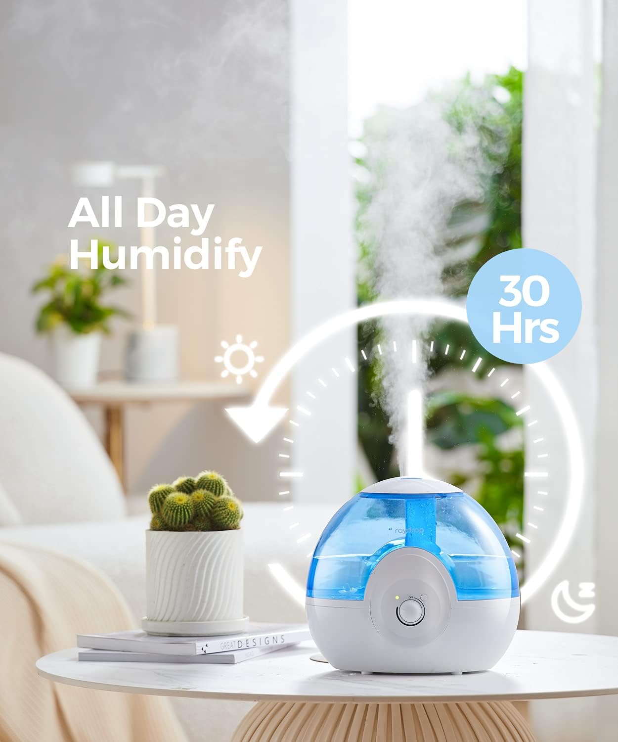 Humidificadores para dormitorio grande Smart WiFi Cool Mist Humidifica -  VIRTUAL MUEBLES