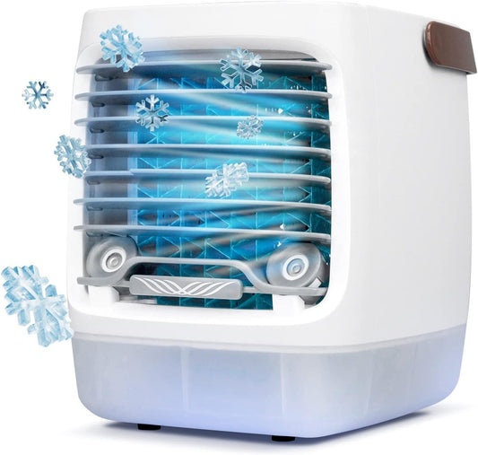 ChillWell Enfriador de aire portátil 2.0 para habitación, mini enfriadores de - VIRTUAL MUEBLES