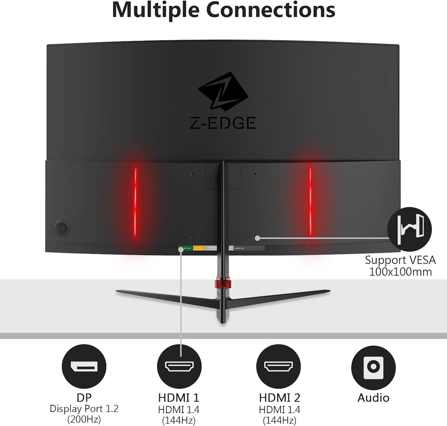 UG27 Monitor curvado para juegos de 27 pulgadas 169 1920x1080 200144Hz 1ms