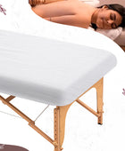 Juego de 25 fundas desechables para mesa de masaje, fundas de cama de spa, tela
