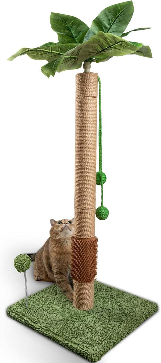 Poste rascador para gatos de 35 pulgadas de alto para gatitos y gatos grandes,