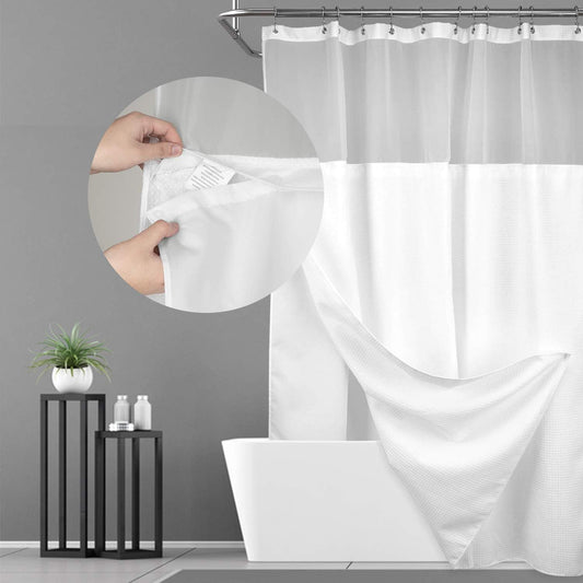 Barra de tensión para cortina de ducha o ventana, níquel satinado - VIRTUAL  MUEBLES