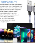 TAKAGI Cargador para iPhone paquete de 3 cables Lightning de nailon trenzado de