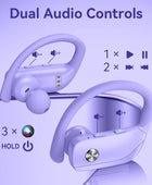Auriculares inalámbricos Bluetooth 48 horas de reproducción para entrenamiento,
