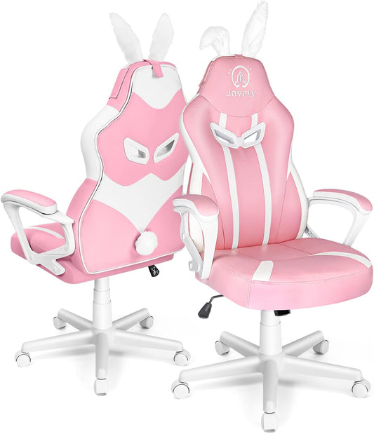 Silla de juegos rosa, silla de juegos de computadora para adultos, adolescentes