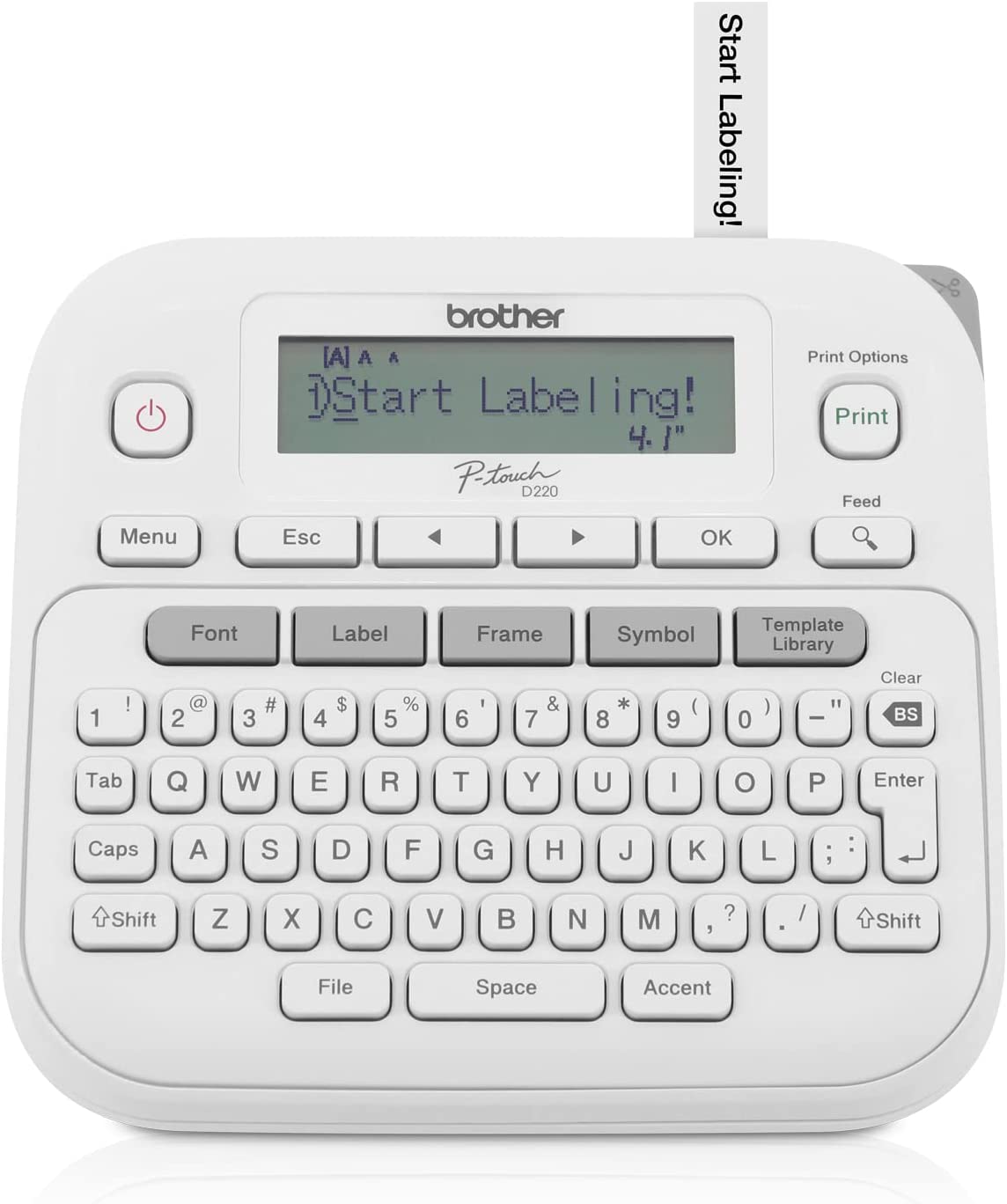 P-Touch PTD220 Fabricante de etiquetas para el hogar y la oficina Imprime