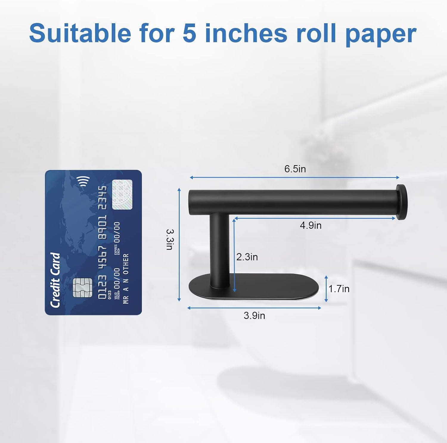 Soporte adhesivo para papel higiénico soporte para rollo de papel higiénico de - VIRTUAL MUEBLES