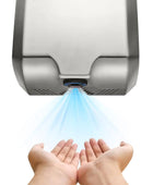 Secadores de manos eléctricos para baños comerciales en 1800 W, acero - VIRTUAL MUEBLES