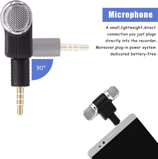 1 unids mini 0.138 in jack micrófono estéreo condensador micrófono para
