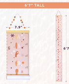 Tabla de crecimiento para niños con bolígrafo Tabla de altura de lienzo - VIRTUAL MUEBLES