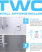 Calentador de toallas eléctrico montado en la pared, calentador de toallas - VIRTUAL MUEBLES