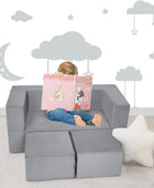 Sofá para niños, sofá de espuma para niños, sofá modular para niños, sala de