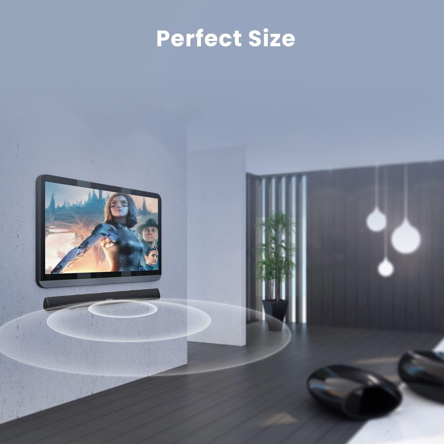Barra de sonido, con cable y Bluetooth 5.0 Altavoz inalámbrico para TV -  VIRTUAL MUEBLES